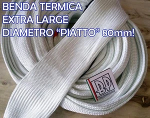 BENDA TERMICA SCARICO COLLETTORI ISOLANTE MARMITTE MOTO FIBRA 80mm - Imagen 1 de 1