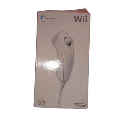 Nintendo Wii White Nunchuk Controller( Open box to Ensure Good Condition) - Image 1 of 4