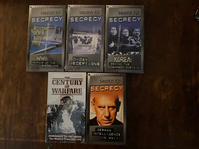 Sworn To Secrecy WWII 2 Century Of Warfare Time Life Video Of The Shadow War VHS - Image 1 of 4