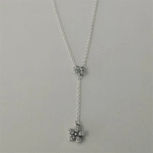 COLLAR DESLUMBRANTE MARGARITAS PANDORA PLATA - Imagen 1 de 4