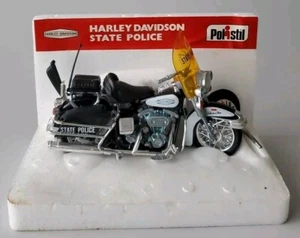 MOTO POLISTIL HARLEY DAVIDSON POLICE ELECTRA GLIDE VINTAGE 1980 MODELO 1/15 - Imagen 1 de 15