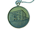 1999 Compass Bank Keychain FOB Vtg Headquarters Ground Breaking New Bedford, MA