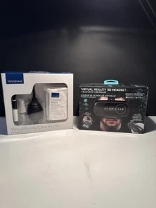 Utopia360 Virtual Reality 3-D Headset w/ Bluetooth Controller And Cleaning Kit - Picture 1 of 6