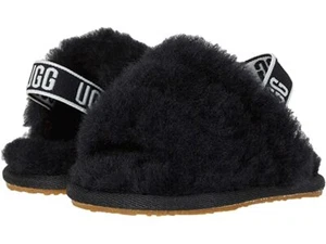 NEW IN BOX! INFANT FLUFF YEAH BLACK SLIDES SIZE 04/05 STYLE: 10985771 - Picture 1 of 7