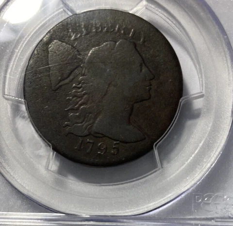 1795 Liberty Capped Large Cent PCGS VG08 Plain Edge Cover