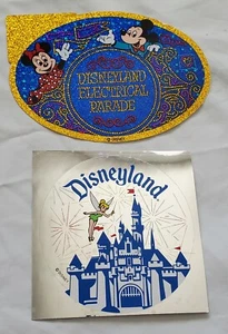 Vintage Disneyland Electrical Parade Sticker & Tinkerbell MagicCastle Reflective - Picture 1 of 7