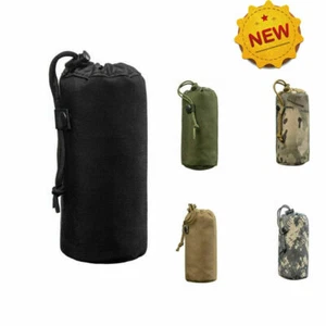 Tactical Military Molle System Water Bottle Bag Kettle Pouch Belt Holder Outdoor - Picture 1 of 11