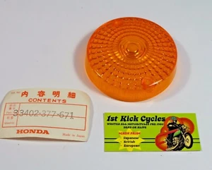 NOS HONDA CB750 CB650 CB550 LENTE SEÑAL DE GIRO AMBULANTE CB 750 33402-377-671 OEM - Imagen 1 de 5