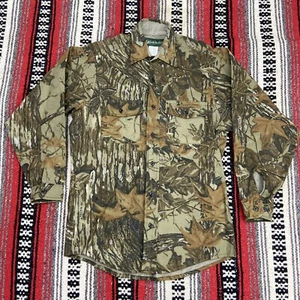 Vtg Gander Mountain Realtree Camo Hunting Shirt Mens Size M Long Sleeve USA Made - Picture 1 of 13