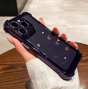 iPhone 16 Pro Hülle - Dunkellila - Vier-Ecken Verdickte Handyhülle - Bild 1 von 3