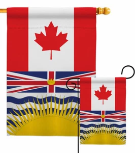Canada British Columbia Garden Flag Regional Decorative Gift Yard House Banner - Picture 1 of 19