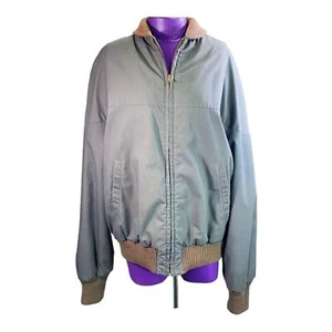 John Mazzo Creations Zero King The Warmaire vintage 1960s grey bomber jacket 40 - Picture 1 of 11