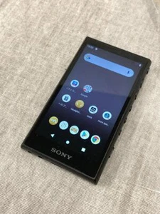 Reproductor de audio portátil Sony NW-A105 Walkman Hi-Res negro Android Bluetooth usado - Imagen 1 de 3