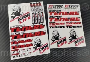 XT1200Z Set decalcomanie moto Super Tenere adesivi grafici per Yamaha Laminato - Foto 1 di 5