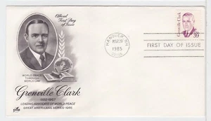 TurtlesTradingPost- Grenville Clark- 1985 #1867- Artcraft Cachet FDC - Picture 1 of 1