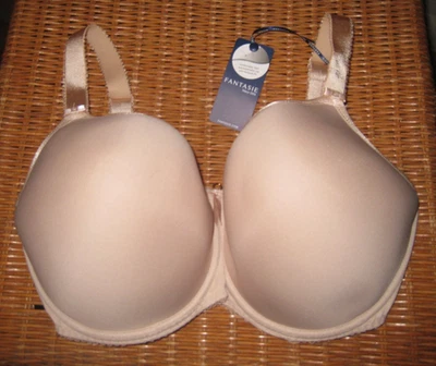 FANTASIE 101310 Rebecca Essentials Beige Molded Spacer Underwire Bra 32J NWT - Image 1 of 4