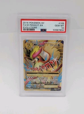 Pokemon Mega Pidgeot Ex Full Art #105 PSA 10 Gem MT - Image 1 of 2