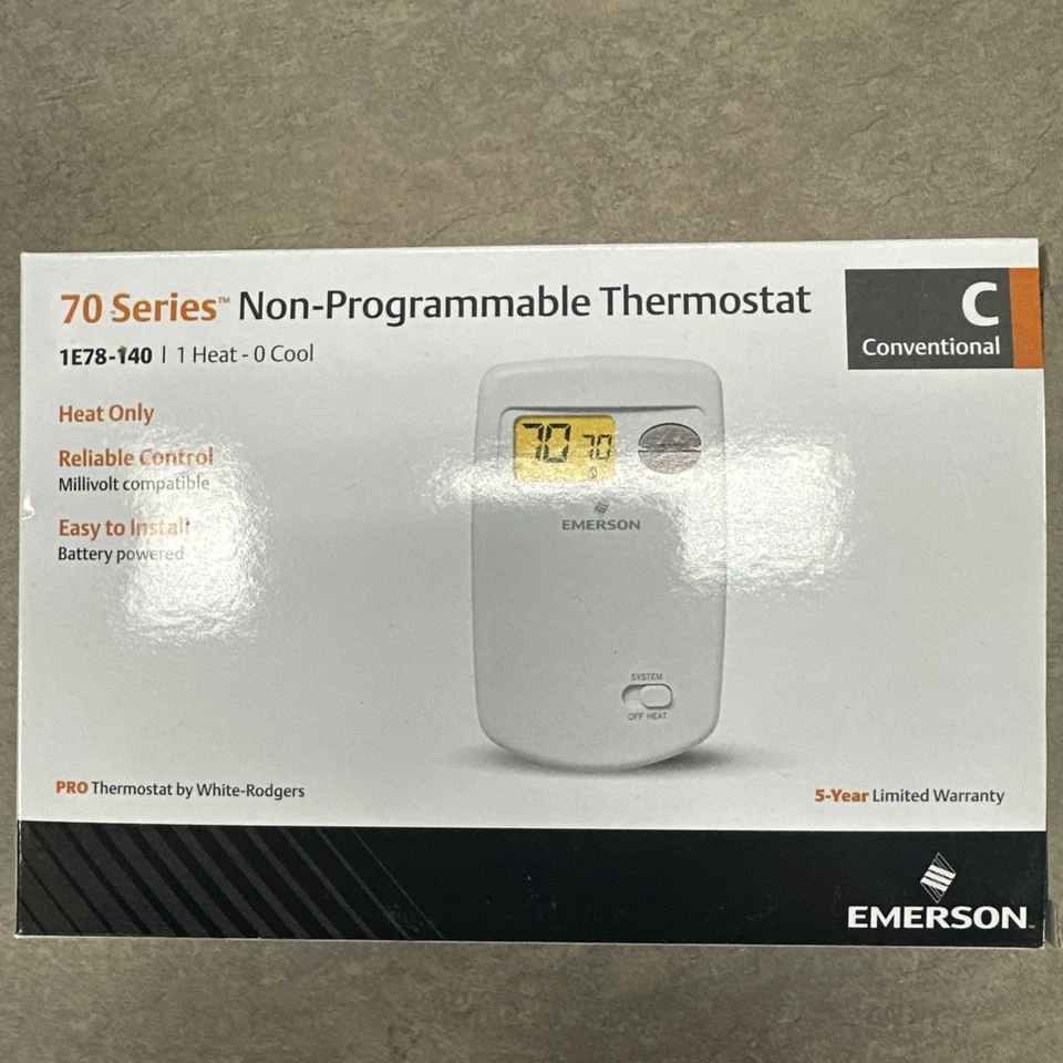 Termostato no programable “Nuevo” Emerson 1E78-140 Foto 1 de 1
