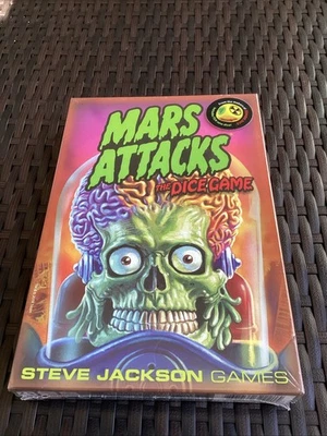 Mars Attacks The Dice Game 1st Edition Steve Jackson Sealed 1st Printing 2014 - Image 1 of 4