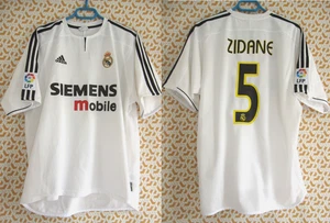 Maillot Real Madrid 2003 2004 Siemens Adidas Zidane #5 Vintage shirt jersey - L - Picture 1 of 11