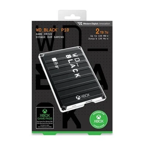 Western Digital BLACK P10 Game Drive for Xbox 2TB External USB 3.2 - Afbeelding 1 van 5