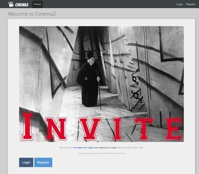 Cinemaz Invitation/Invite -  Private Membership Access Invite - Ships Fast ! - Image 1 of 2
