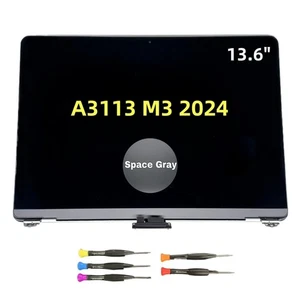 Neu LCD für MacBook Air Retina 2024 M3 A3113 EMC 8611 MRXP3 MRXR3 MRXU3 MRXN3... - Bild 1 von 5