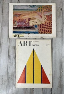 ARTNEWS MAGAZINES LOT OF 2 ISSUES, 1964 & 1969 Art News Magazine, Vintage - Picture 1 of 24