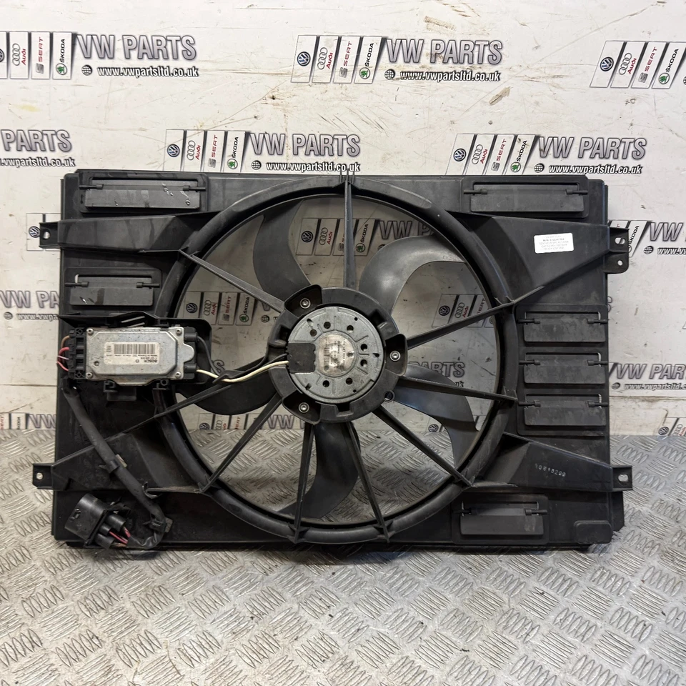 SEAT LEON MK2 FL AUDI RAD PACK FAN 1.6TDI CAY 1K0121203AN 2008-12 1K0121205AF - Image 1 of 4