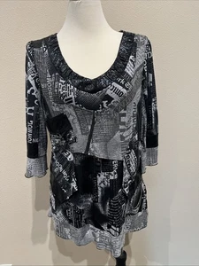 Marie Claire Boutique Top Sz L - Picture 1 of 10
