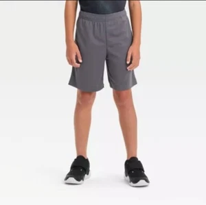 All In Motion Boys Athletic Mesh Shorts Size M 8 Gray - Picture 1 of 2