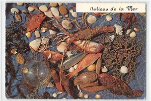 Postcard Kit Recipe Kitchen Delights Of La Mer Emilie Bernard n16 - Picture 1 of 2