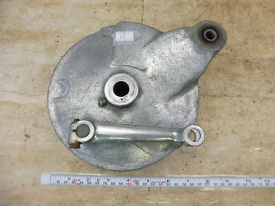 1975 Yamaha DT250 DT 250 Y679' rear wheel hub drum brake plate - Image 1 of 4