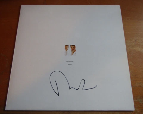 Pet Shop Boys Neil Tennant SIGNED Vinyl LP Album  + Great Provenance Cover