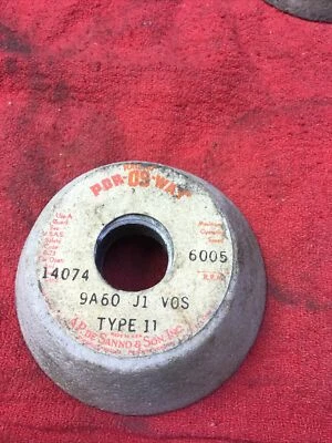 RUEDA ABRASIVA TAZA POR-OS-WAY TIPO II 9A60 JI VOS #14074 Foto 1 de 3