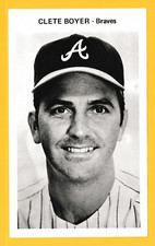 1969 Atlanta Braves Picture Pack 4.5x7 Clete Boyer (KCR)