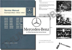 Mercedes 615 616 Diesel Engine Service Workshop Manual 115 W123 220 240 D - USB - Picture 1 of 2