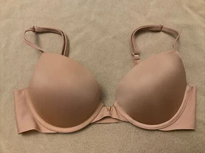 Victoria’s secret pushup bra 32C beige underwire - Bild 1 von 4