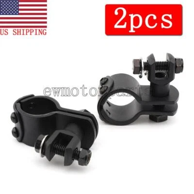 Abrazaderas de estriberas de carretera de 1"~1-1/4" para Honda Shadow Aero Ace Spirit VT 750 1100 Foto 1 de 4