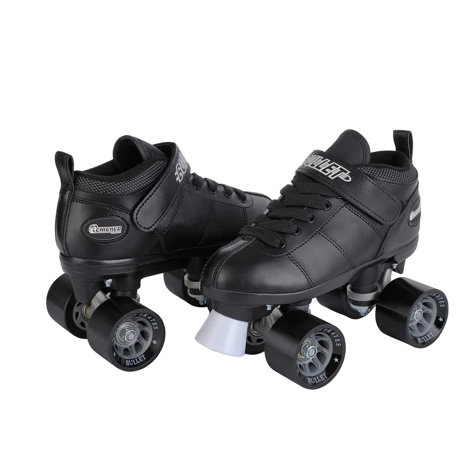 Chicago Skates Bullet Men's Speed Roller Skate-black Size 1