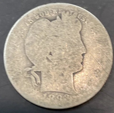 1893-O Barber Quarter True Lowball Coin Cover