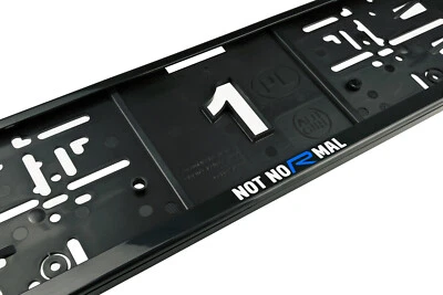 2  Volvo Kennzeichenhalter Nummernschildhalter - Bild 1 von 4