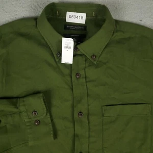 Banana Republic Shirt Mens Size XL Green Standard Fit Button Up Long Sleeve - Picture 1 of 7
