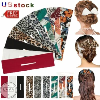 3x Habil Bollos Para Cabello Mágico Donut Paños Clip Multicolor LAVA Francés Foto 1 de 4