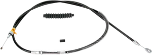 Barnett Black Vinyl w/ Chrome Elbows Clutch Cable: Stock Length 101-30-10006HE - Picture 1 of 1