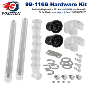 Trim Cylinder Pin Cap Bushing Hardware Kit 9B-116B For MerCruiser Alpha 1 Gen 2 - Picture 1 of 13