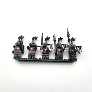 LEGO CASTLE RED FALCON 5 PACK/SILVER SHEILDS MINI FIGURE - Picture 1 of 18