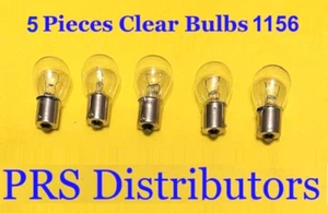5 Pieces Clear Bulbs 1156 Single Filament 12V For Some Cars Trucks Boats - Foto 1 di 2
