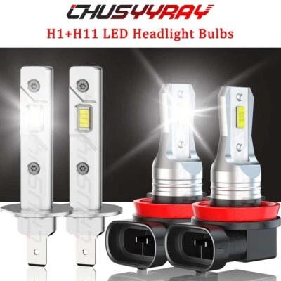 For Ford Fiesta 2014-2017 1.0L 1.6L 6000K Cool White LED Headlight High Low Bulb - Image 1 of 4