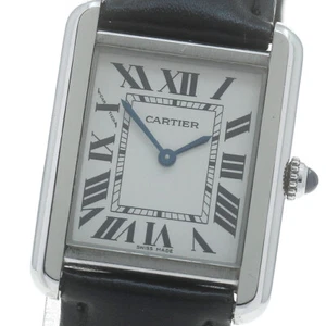 CARTIER Tank solo SM W5200005 Silver Dial Quartz Ladies Watch_874044 - Picture 1 of 7